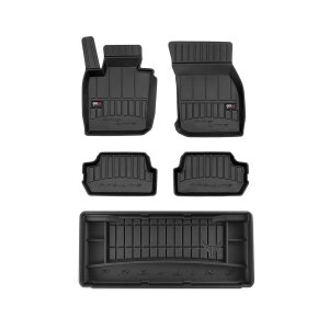 MINI COOPER Floor-Trunk Mats - Omac USA - 3D Premium - Black - 2014